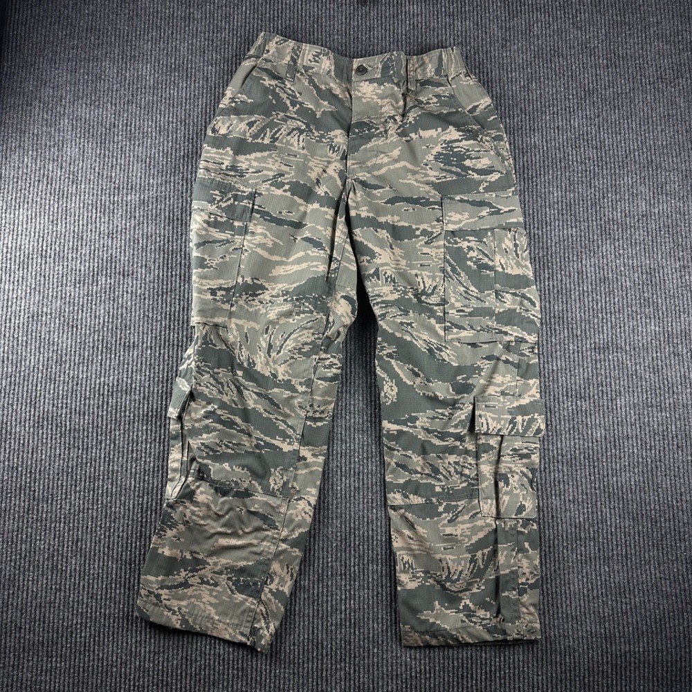 US Air Force Tiger Stripe Camo Utility Trousers Excel Mfg 30XS 8415-01-598-4030